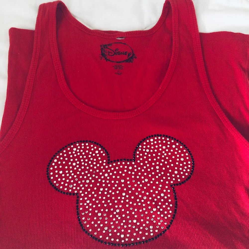 minnie jouse jeweled tank; gorgeous red